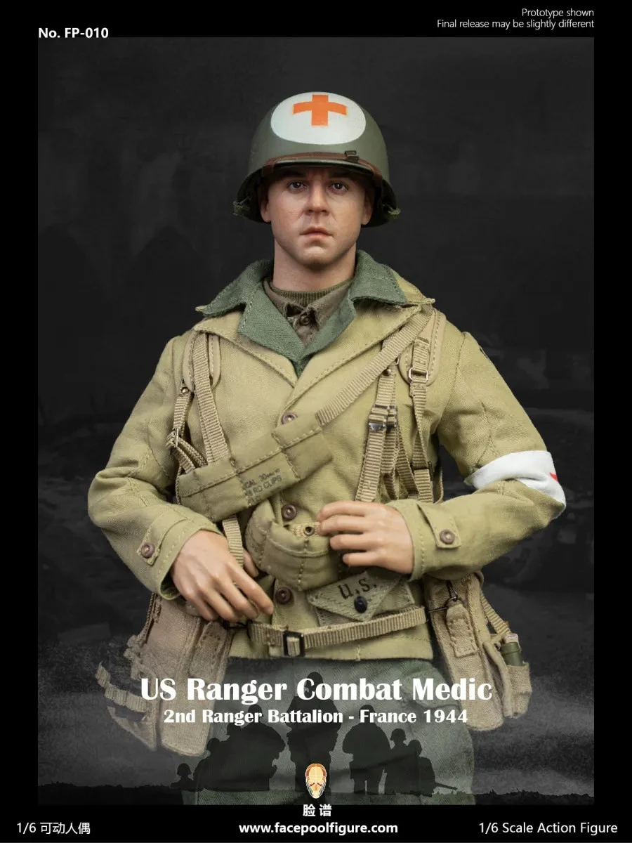 Facepool WWII US Ranger Combat Medic – France 1944 1/6 Scale Action Figure FP-010 10 Facepool WWII US Ranger Combat Medic – France 1944 1/6 Scale Action Figure FP-010 - Image 8