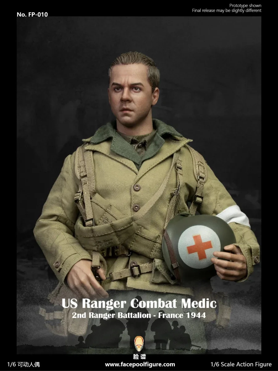 Facepool WWII US Ranger Combat Medic – France 1944 1/6 Scale Action Figure FP-010 17 Facepool WWII US Ranger Combat Medic – France 1944 1/6 Scale Action Figure FP-010 - Image 15