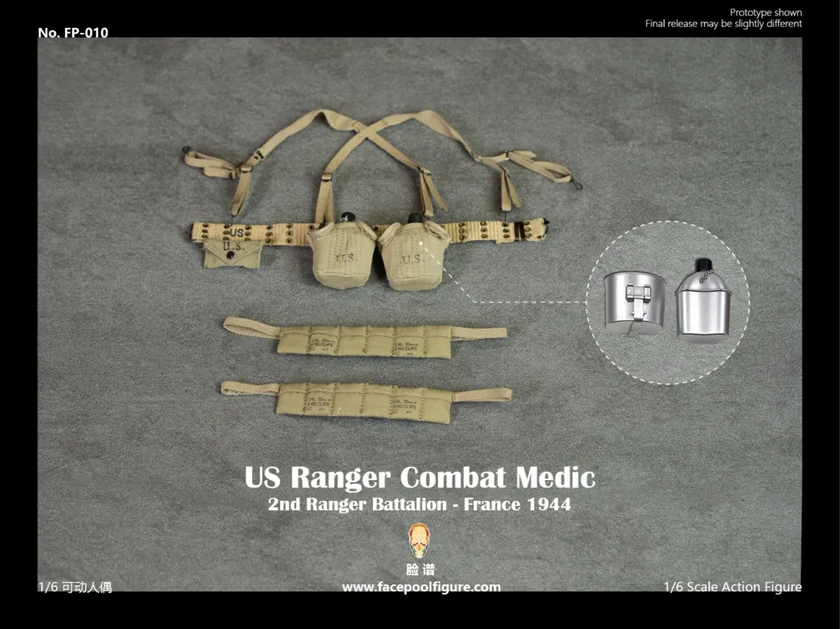 Facepool WWII US Ranger Combat Medic – France 1944 1/6 Scale Action Figure FP-010 19 Facepool WWII US Ranger Combat Medic – France 1944 1/6 Scale Action Figure FP-010 - Image 17