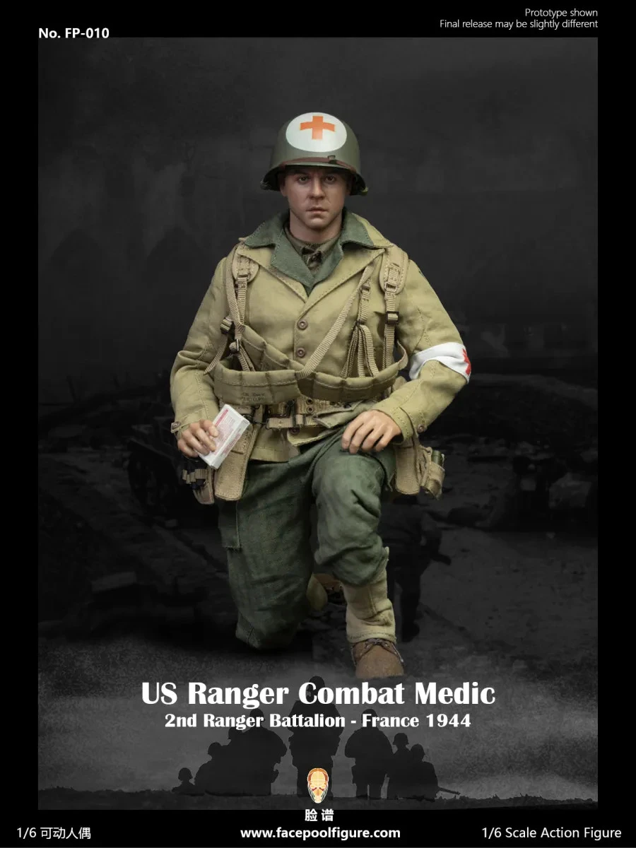 Facepool WWII US Ranger Combat Medic – France 1944 1/6 Scale Action Figure FP-010 18 Facepool WWII US Ranger Combat Medic – France 1944 1/6 Scale Action Figure FP-010 - Image 16