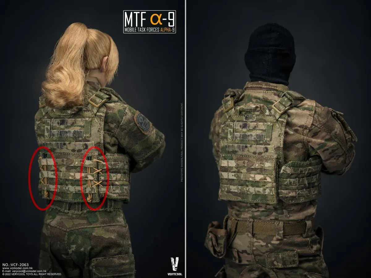 VeryCool MTF Alpha-9 Female Team Member 1/6 Scale Action Figure VCF-2063 11 VeryCool MTF Alpha-9 Female Team Member 1/6 Scale Action Figure VCF-2063 - Image 9