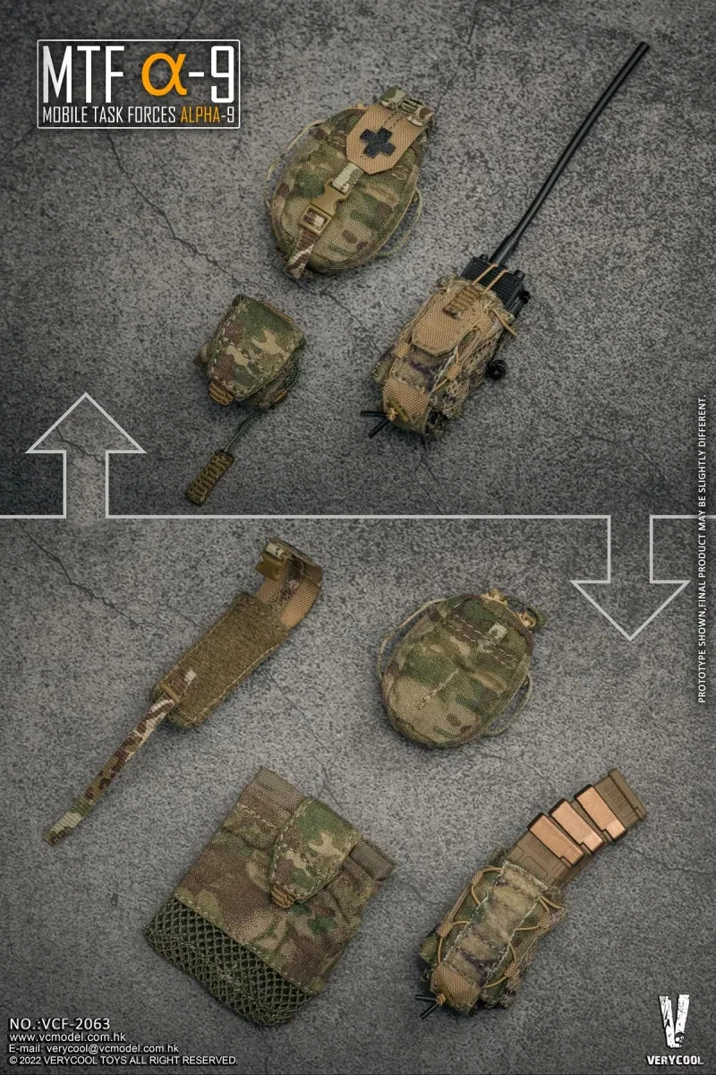 VeryCool MTF Alpha-9 Female Team Member 1/6 Scale Action Figure VCF-2063 13 VeryCool MTF Alpha-9 Female Team Member 1/6 Scale Action Figure VCF-2063 - Image 11