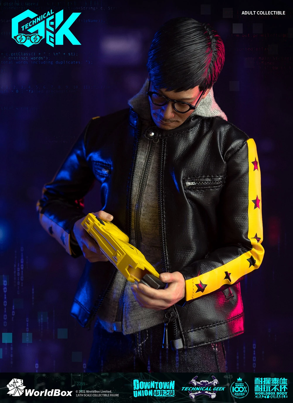 WORLDBOX TECHNICAL GEEK 1/6 SCALE ACTION FIGURE AT035 18 WORLDBOX TECHNICAL GEEK 1/6 SCALE ACTION FIGURE AT035 - Image 16