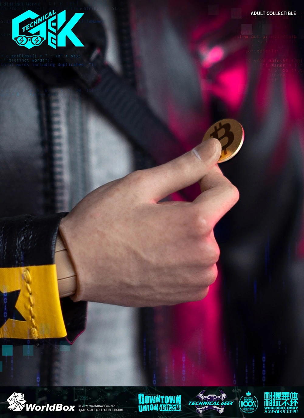 WORLDBOX TECHNICAL GEEK 1/6 SCALE ACTION FIGURE AT035 10 WORLDBOX TECHNICAL GEEK 1/6 SCALE ACTION FIGURE AT035 - Image 8