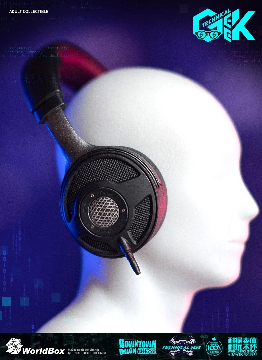 WORLDBOX TECHNICAL GEEK 1/6 SCALE ACTION FIGURE AT035 14 WORLDBOX TECHNICAL GEEK 1/6 SCALE ACTION FIGURE AT035 - Image 12