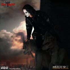MEZCO TOYS ONE:12 COLLECTIVE THE CROW 1/12 SCALE ACTION FIGURE -US Model Figures Sales 2024 11814 12743.1630614714