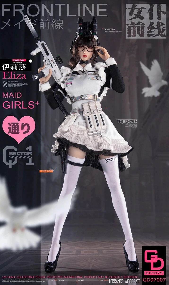 GDToys Maid Girls Frontline - Eliza 1/6 Scale Action Figure GD97007 5 GDToys Maid Girls Frontline - Eliza 1/6 Scale Action Figure GD97007 - Image 3