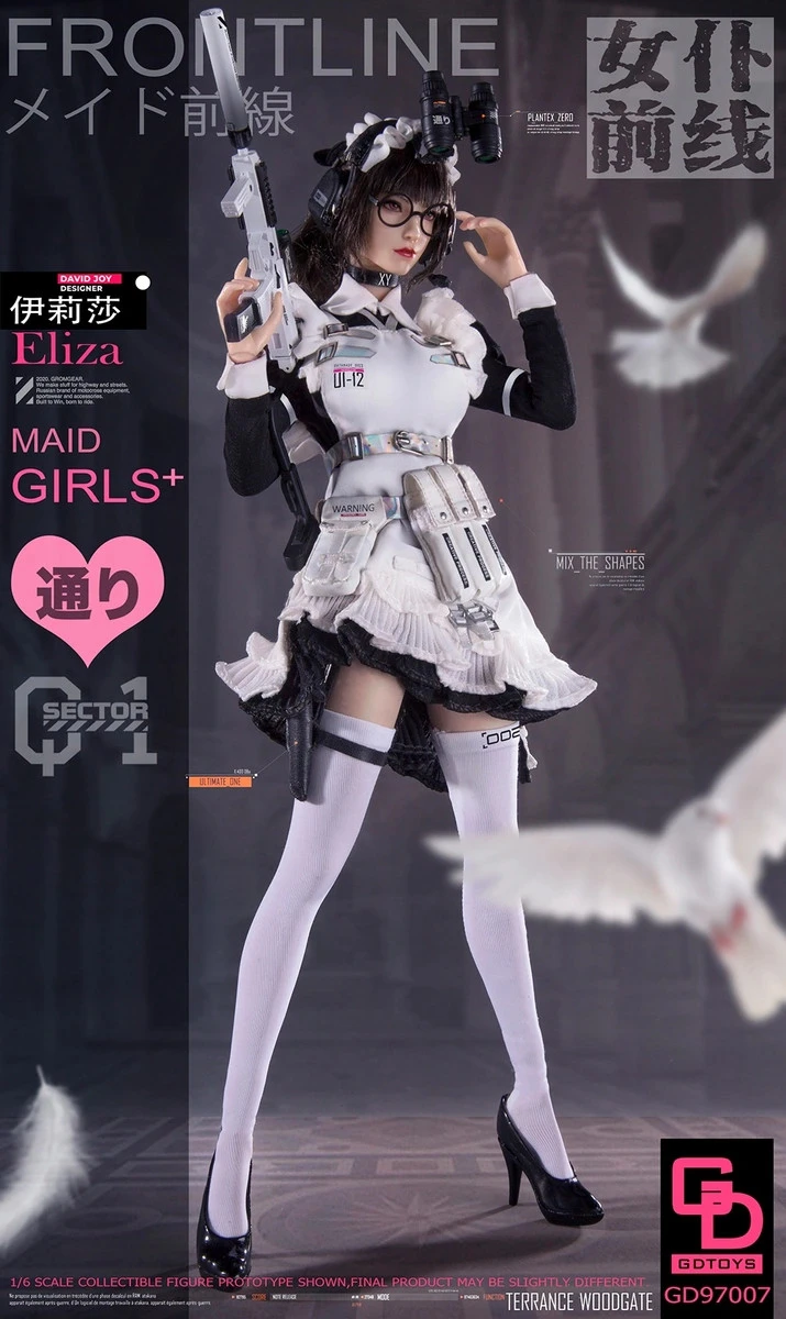 GDToys Maid Girls Frontline - Eliza 1/6 Scale Action Figure GD97007 6 GDToys Maid Girls Frontline - Eliza 1/6 Scale Action Figure GD97007 - Image 4