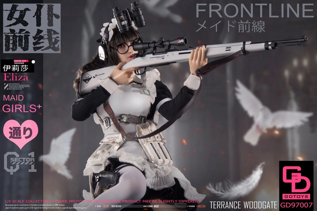 GDToys Maid Girls Frontline - Eliza 1/6 Scale Action Figure GD97007 17 GDToys Maid Girls Frontline - Eliza 1/6 Scale Action Figure GD97007 - Image 15
