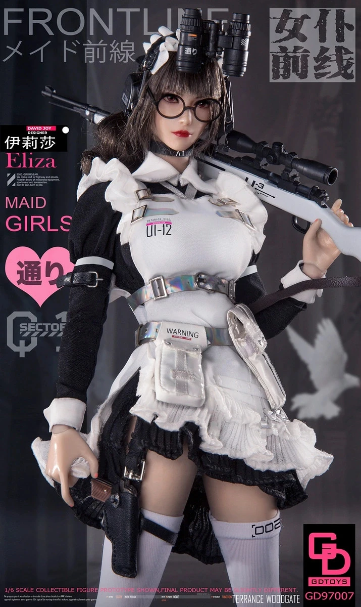 GDToys Maid Girls Frontline - Eliza 1/6 Scale Action Figure GD97007 22 GDToys Maid Girls Frontline - Eliza 1/6 Scale Action Figure GD97007 - Image 20