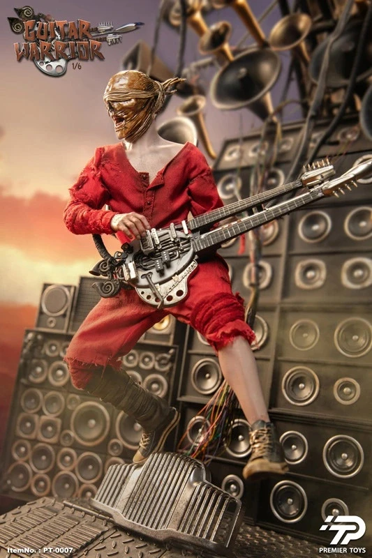 Premier Toys Guitar Warrior 1/6 Scale Action Figure Set Deluxe Version PT-0007A 14 Premier Toys Guitar Warrior 1/6 Scale Action Figure Set Deluxe Version PT-0007A - Image 12