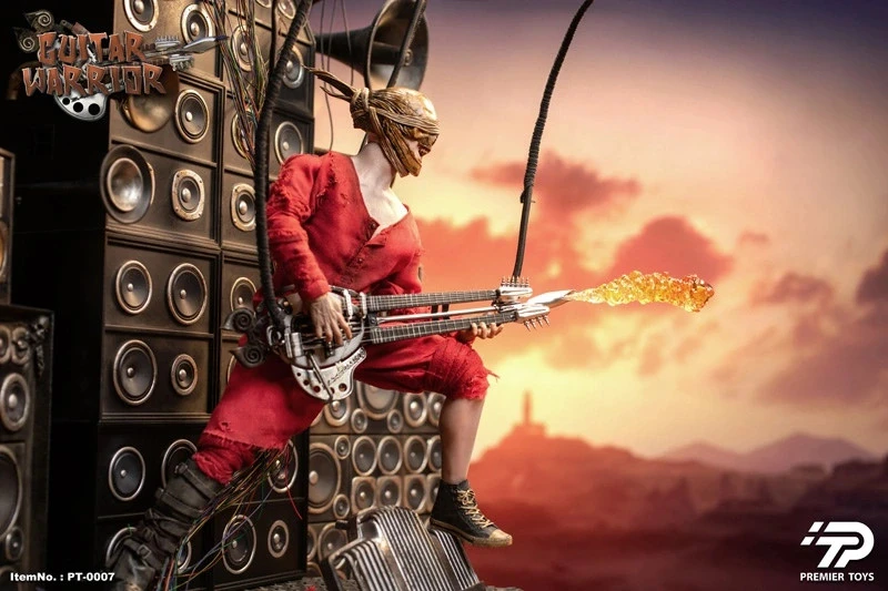 Premier Toys Guitar Warrior 1/6 Scale Action Figure Set Deluxe Version PT-0007A 8 Premier Toys Guitar Warrior 1/6 Scale Action Figure Set Deluxe Version PT-0007A - Image 6