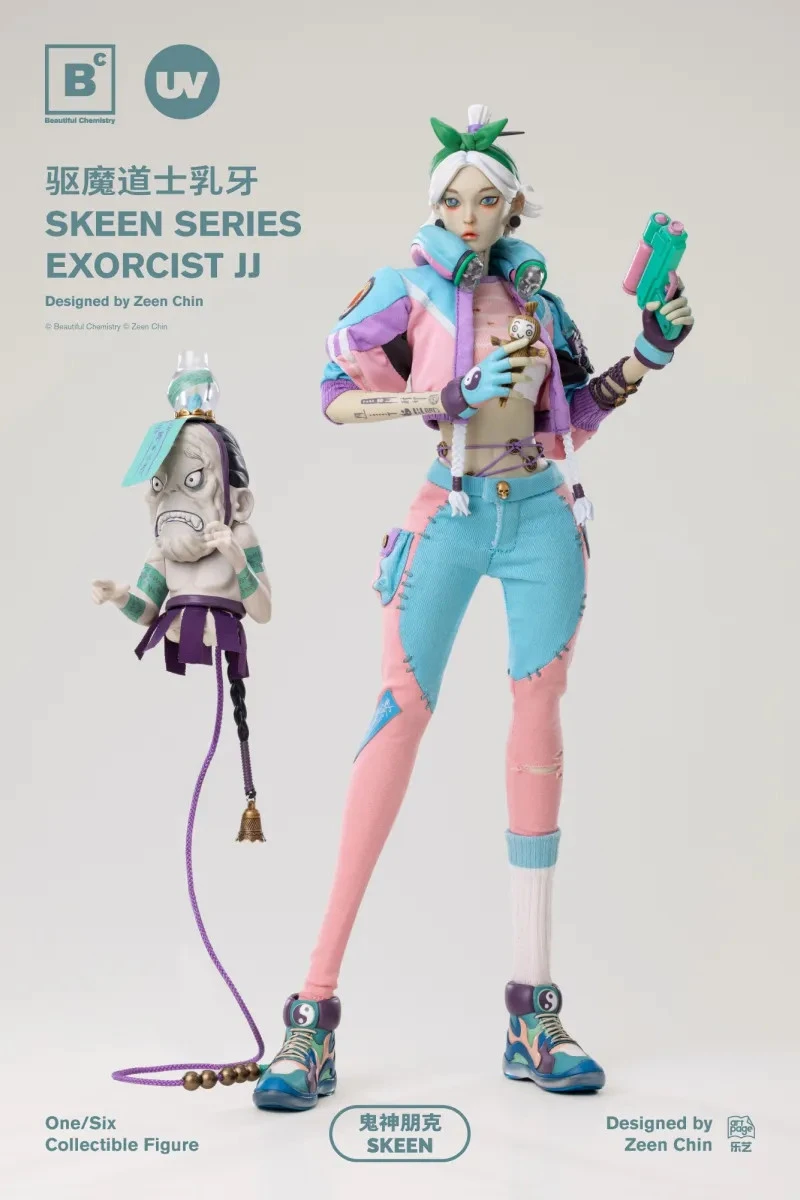 Beautiful Chemistry X Zeen Chin Skeen Series Exorcist JJ 1/6 Scale Action Figure UV202220 13 Beautiful Chemistry X Zeen Chin Skeen Series Exorcist JJ 1/6 Scale Action Figure UV202220 - Image 11