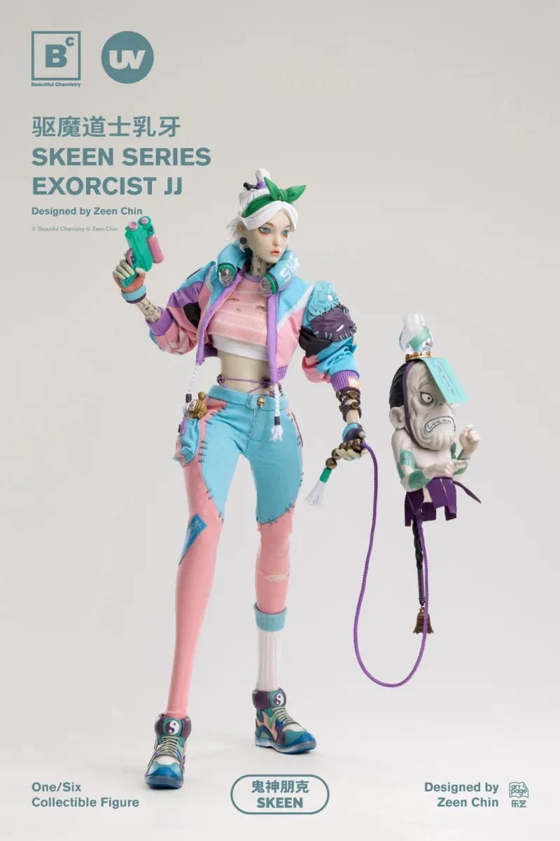 Beautiful Chemistry X Zeen Chin Skeen Series Exorcist JJ 1/6 Scale Action Figure UV202220 15 Beautiful Chemistry X Zeen Chin Skeen Series Exorcist JJ 1/6 Scale Action Figure UV202220 - Image 13