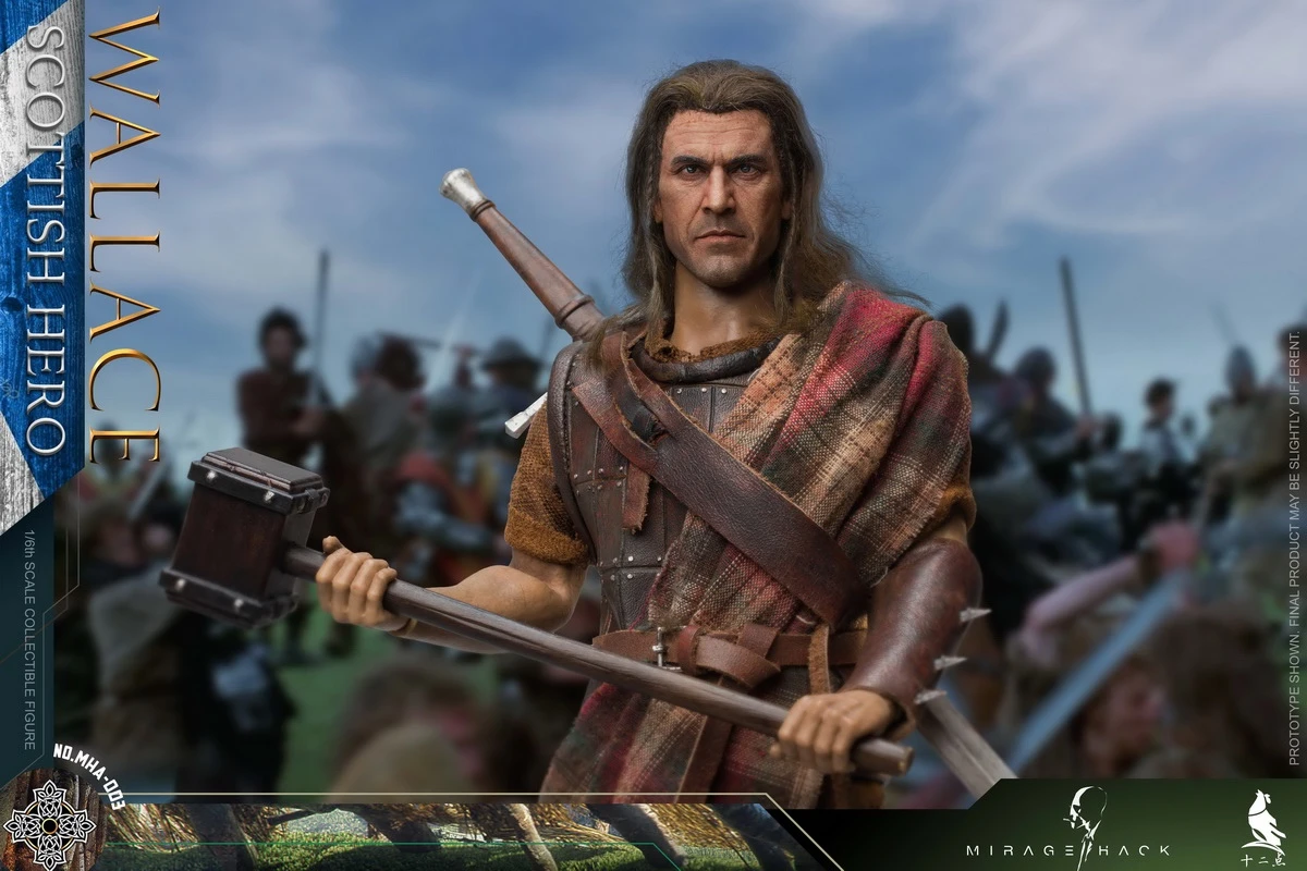 MIRAGE HACK & TWELVE O'CLOCK SCOTTISH HERO WALLACE 1/6 SCALE ACTION FIGURE MHA-003 5 MIRAGE HACK & TWELVE O'CLOCK SCOTTISH HERO WALLACE 1/6 SCALE ACTION FIGURE MHA-003 - Image 3