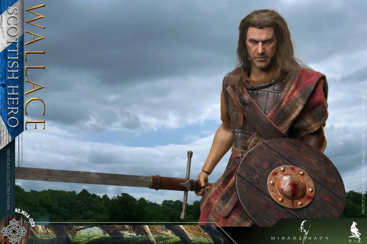 MIRAGE HACK & TWELVE O'CLOCK SCOTTISH HERO WALLACE 1/6 SCALE ACTION FIGURE MHA-003 11 MIRAGE HACK & TWELVE O'CLOCK SCOTTISH HERO WALLACE 1/6 SCALE ACTION FIGURE MHA-003 - Image 9