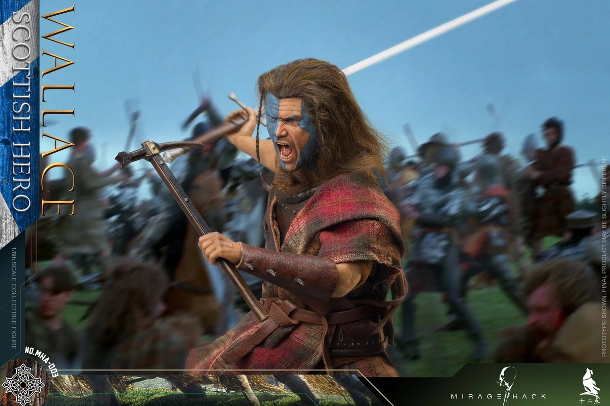 MIRAGE HACK & TWELVE O'CLOCK SCOTTISH HERO WALLACE 1/6 SCALE ACTION FIGURE MHA-003 10 MIRAGE HACK & TWELVE O'CLOCK SCOTTISH HERO WALLACE 1/6 SCALE ACTION FIGURE MHA-003 - Image 8