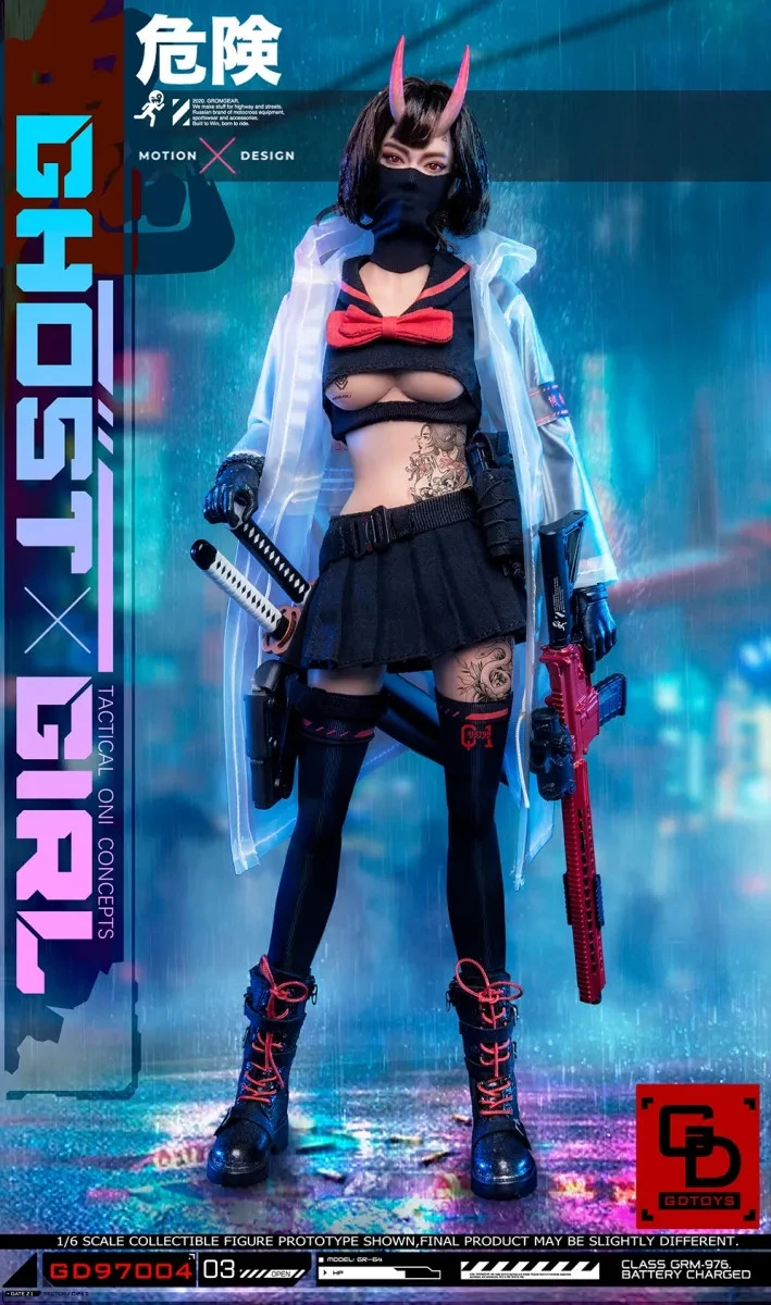 GDToys Ghost Girl 1/6 Scale Action Figure GD97004 6 GDToys Ghost Girl 1/6 Scale Action Figure GD97004 - Image 4
