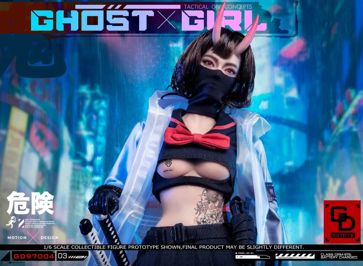 GDToys Ghost Girl 1/6 Scale Action Figure GD97004 9 GDToys Ghost Girl 1/6 Scale Action Figure GD97004 - Image 7