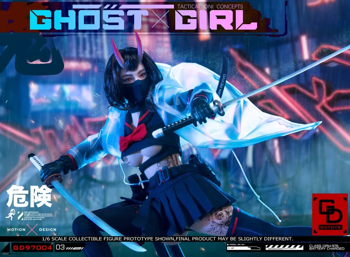 GDToys Ghost Girl 1/6 Scale Action Figure GD97004 19 GDToys Ghost Girl 1/6 Scale Action Figure GD97004 - Image 17