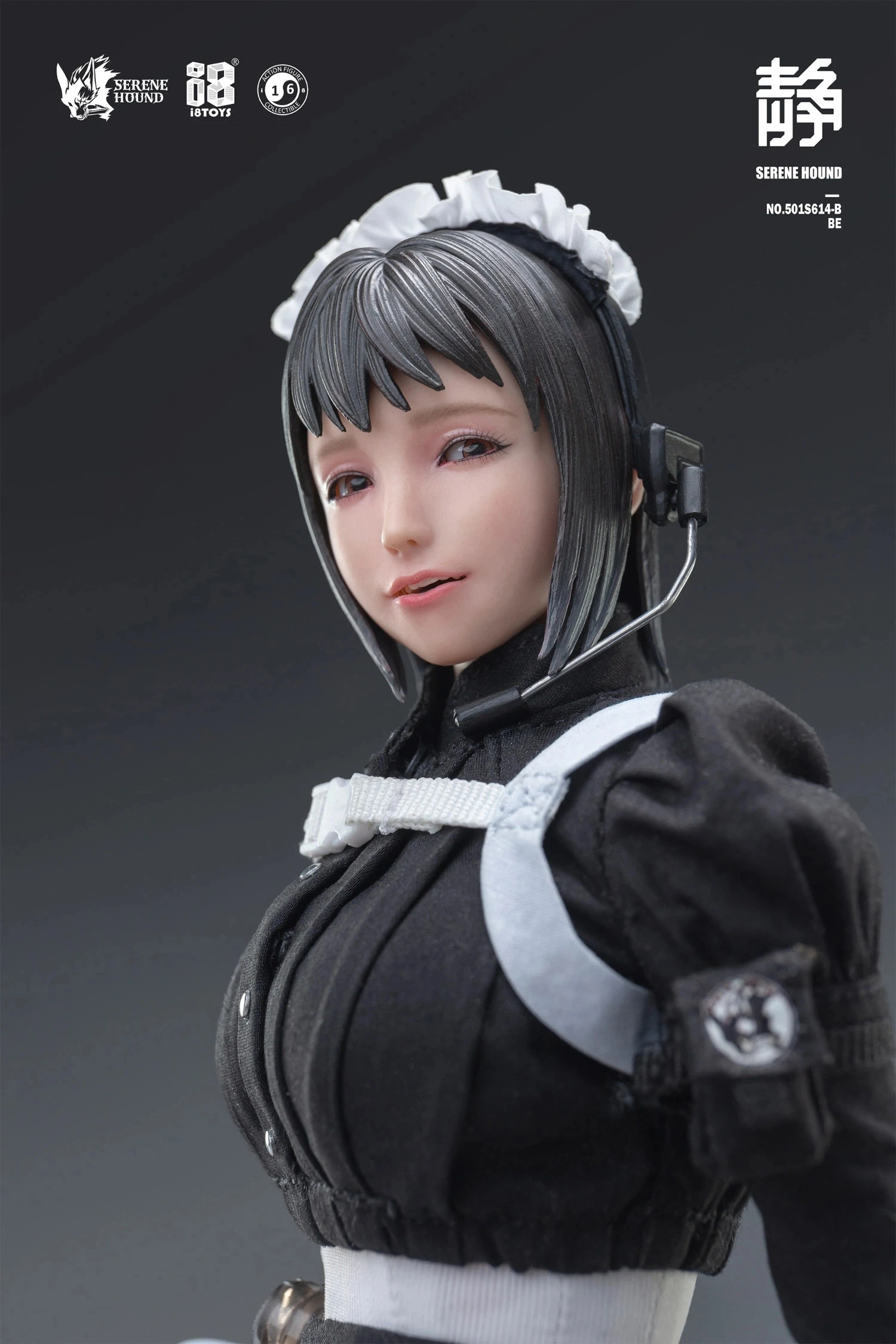 I8TOYS Serene Hound Troop Cerberus Maid Team - Be 1/6 Scale Action Figure 501S614-B 14 I8TOYS Serene Hound Troop Cerberus Maid Team - Be 1/6 Scale Action Figure 501S614-B - Image 13