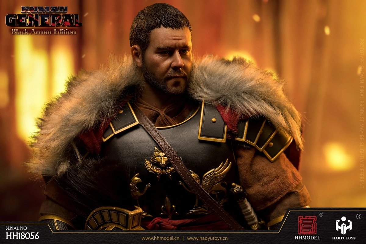 HHModel X Haoyu Toys Imperial Legion - Roman General Black Gold Version 1/6 Scale Action Figure HH18056 14 HHModel X Haoyu Toys Imperial Legion - Roman General Black Gold Version 1/6 Scale Action Figure HH18056 - Image 12