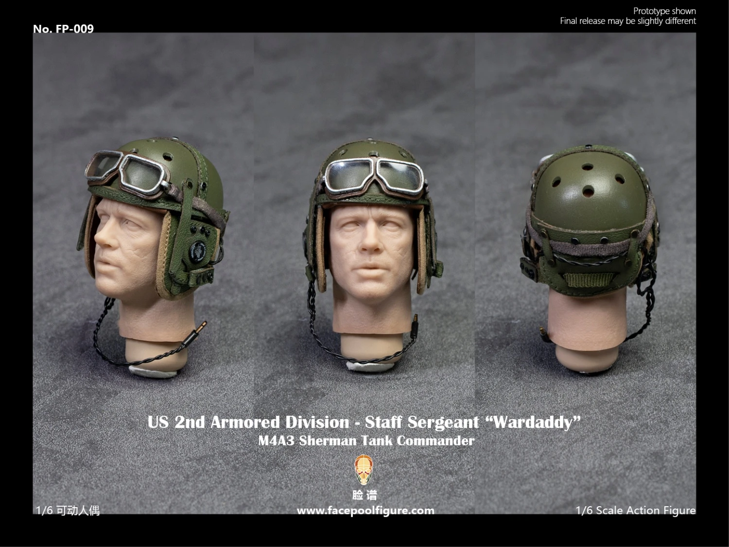 Facepool US Army 2nd Armored Division Staff Sergeant Tank Commander 1/6 Scale Action Figure Standard Edition FP-009A 15 Facepool US Army 2nd Armored Division Staff Sergeant Tank Commander 1/6 Scale Action Figure Standard Edition FP-009A - Image 13