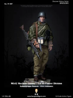 FACEPOOL FIGURE DISCOVER HISTORY SERIES - WWII GERMAN MG42 MACHINE GUNNER AT ARDENNES 1/6 SCALE ACTION FIGURE SPECIAL EDITION FP-007B -US Model Figures Sales 2024 184814azgvv9spq9gpve00 69697.1635911388