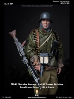 FACEPOOL FIGURE DISCOVER HISTORY SERIES - WWII GERMAN MG42 MACHINE GUNNER AT ARDENNES 1/6 SCALE ACTION FIGURE SPECIAL EDITION FP-007B -US Model Figures Sales 2024 184821ide73te2xy7wc3yr 45144.1635911388