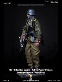 FACEPOOL FIGURE DISCOVER HISTORY SERIES - WWII GERMAN MG42 MACHINE GUNNER AT ARDENNES 1/6 SCALE ACTION FIGURE SPECIAL EDITION FP-007B -US Model Figures Sales 2024 184841xwcvqqq6qq35881c 79413.1635911389