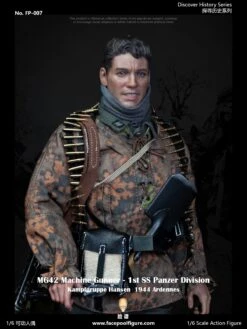 FACEPOOL FIGURE DISCOVER HISTORY SERIES - WWII GERMAN MG42 MACHINE GUNNER AT ARDENNES 1/6 SCALE ACTION FIGURE SPECIAL EDITION FP-007B -US Model Figures Sales 2024 184916iilizulwarglzryn 99713.1635911389