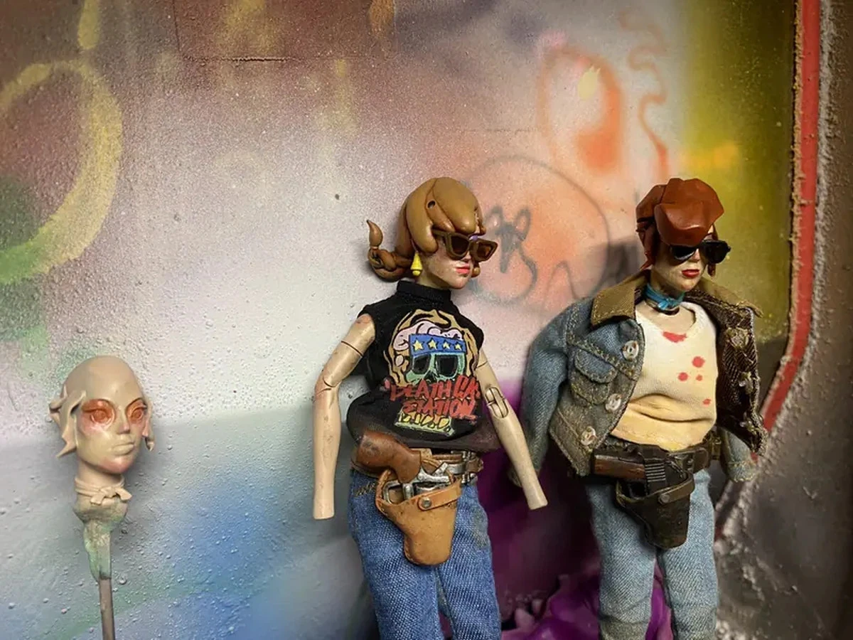 Damtoys X CoalDog Death Gas Station Series - Canyon Sisters 1/12 Scale Action Figure Combo Set PES028 21 Damtoys X CoalDog Death Gas Station Series - Canyon Sisters 1/12 Scale Action Figure Combo Set PES028 - Image 19