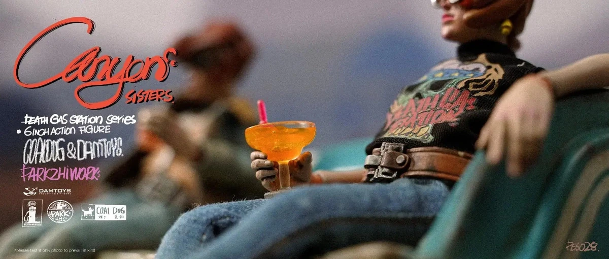 Damtoys X CoalDog Death Gas Station Series - Canyon Sisters 1/12 Scale Action Figure Combo Set PES028 13 Damtoys X CoalDog Death Gas Station Series - Canyon Sisters 1/12 Scale Action Figure Combo Set PES028 - Image 11