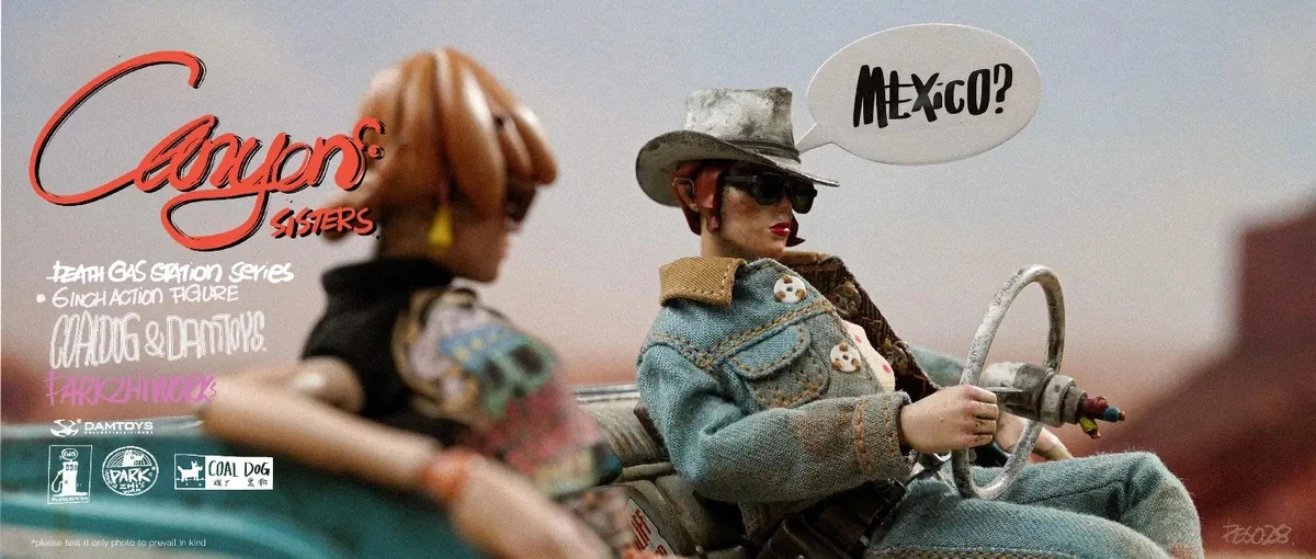 Damtoys X CoalDog Death Gas Station Series - Canyon Sisters 1/12 Scale Action Figure Combo Set PES028 15 Damtoys X CoalDog Death Gas Station Series - Canyon Sisters 1/12 Scale Action Figure Combo Set PES028 - Image 13