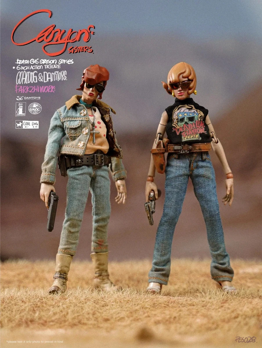 Damtoys X CoalDog Death Gas Station Series - Canyon Sisters 1/12 Scale Action Figure Combo Set PES028 10 Damtoys X CoalDog Death Gas Station Series - Canyon Sisters 1/12 Scale Action Figure Combo Set PES028 - Image 8