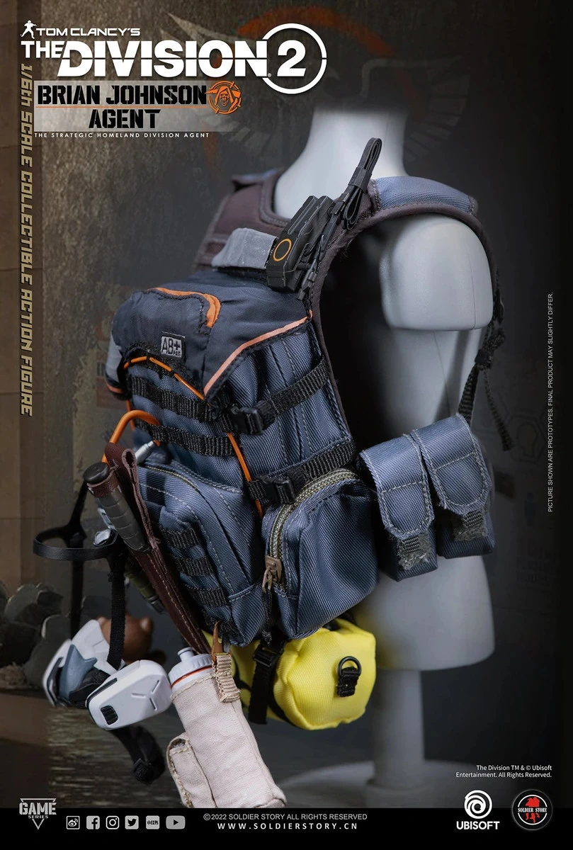 Soldier Story Tom Clancy's The Division 2 - Agent Brian Johnson 1/6 Scale Action Figure Deluxe Version SSG-005 19 Soldier Story Tom Clancy's The Division 2 - Agent Brian Johnson 1/6 Scale Action Figure Deluxe Version SSG-005 - Image 17