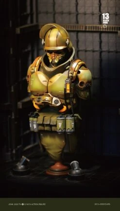 BLACK 13 PARK - BLACK LABORARY SERIES CINDER BURNING / HEAVY ARMORED SUPRESSING TROOPER - BROWN BEAR 1/6 SCALE ACTION FIGURE SET WITH EXPANSION PACK -US Model Figures Sales 2024 25 40925.1620676598