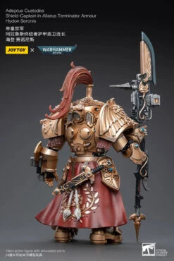 Joy Toy Warhammer 40K Adeptus Custodes Vexilus Praetor In Allarus Terminator Amour 1/18 Scale Action Figure Set Of 3 -US Model Figures Sales 2024 262A0017 48392.1676493662
