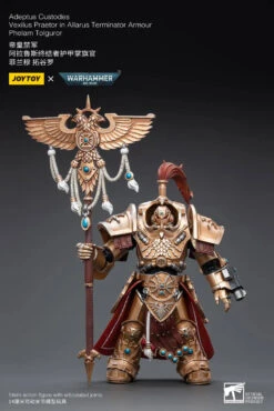 Joy Toy Warhammer 40K Adeptus Custodes Vexilus Praetor In Allarus Terminator Amour 1/18 Scale Action Figure Set Of 3 -US Model Figures Sales 2024 262A0030 60512.1676493669
