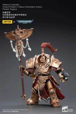 Joy Toy Warhammer 40K Adeptus Custodes Vexilus Praetor In Allarus Terminator Amour 1/18 Scale Action Figure Set Of 3 -US Model Figures Sales 2024 262A0036 00470.1676493675