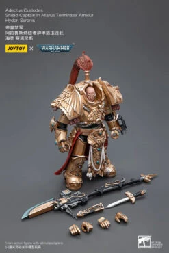 Joy Toy Warhammer 40K Adeptus Custodes Vexilus Praetor In Allarus Terminator Amour 1/18 Scale Action Figure Set Of 3 -US Model Figures Sales 2024 262A0044 02335.1676493677