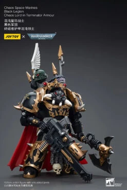 Joy Toy Warhammer 40K Chaos Space Marines Black Legion Chaos Lord In Terminator Armor 1/18 Scale Action Figure -US Model Figures Sales 2024 3 219 40491.1687309189