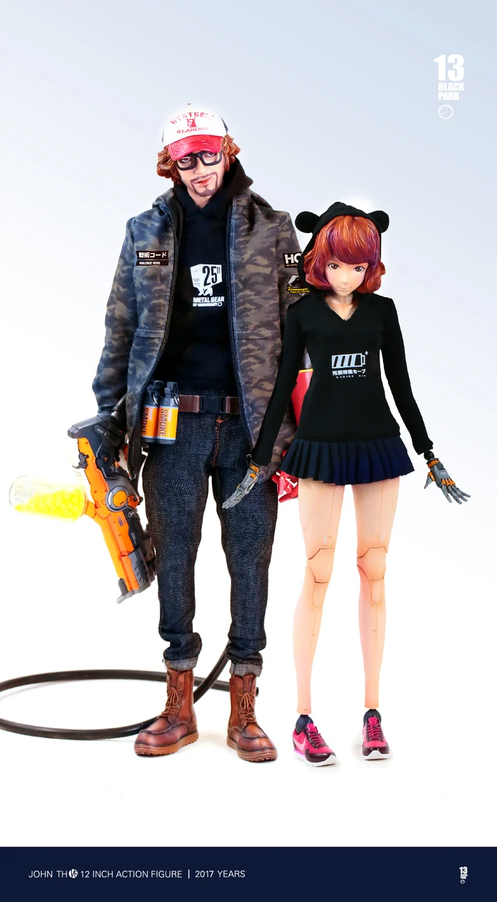 BLACK 13 PARK FUJITA-KUN AND YOU KO'S OTAKU FANTASY WAR 1/6 SCALE ACTION FIGURES SET 6 BLACK 13 PARK FUJITA-KUN AND YOU KO'S OTAKU FANTASY WAR 1/6 SCALE ACTION FIGURES SET - Image 4