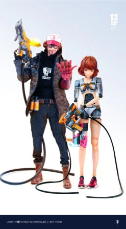 BLACK 13 PARK FUJITA-KUN AND YOU KO'S OTAKU FANTASY WAR 1/6 SCALE ACTION FIGURES SET