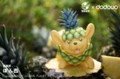 ANIMAL PLANET X DODOWO VEGETABLE FAIRIES FIGURE COLLECTION - PINEAPPLE POODLE RESIN FIGURE -US Model Figures Sales 2024 AT09070 5 23885.1623887492