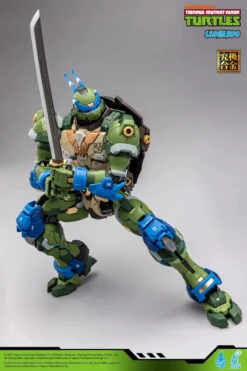 HeatBoys X SNAP TMNT Leonardo Ultimate Alloy Mecha Figure HB0012 -US Model Figures Sales 2024 HeatBoys HB0012 HB0012 10 11356.1666116703