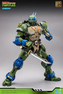 HeatBoys X SNAP TMNT Leonardo Ultimate Alloy Mecha Figure HB0012 -US Model Figures Sales 2024 HeatBoys HB0012 HB0012 13 35164.1666116706