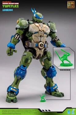 HeatBoys X SNAP TMNT Leonardo Ultimate Alloy Mecha Figure HB0012 -US Model Figures Sales 2024 HeatBoys HB0012 HB0012 18 82939.1666116710
