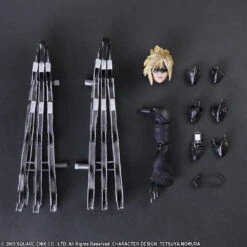 SQUARE ENIX FINAL FANTASY VII (FF7) ADVENT CHILDREN PLAY ARTS KAI - CLOUD STRIFE & FENRIR ACTION FIGURE SET (REISSUE) -US Model Figures Sales 2024 SQ33591R 8 71342.1624611128
