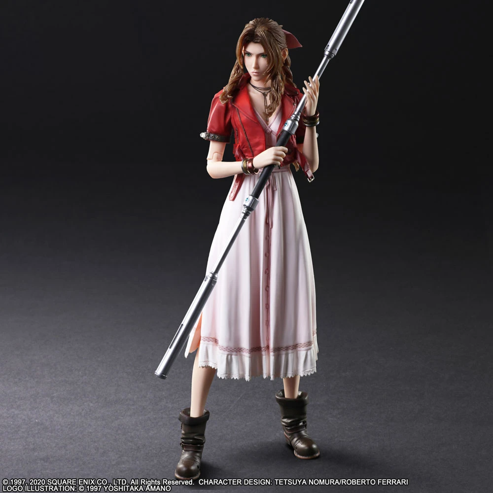 SQUARE ENIX FINAL FANTASY VII REMAKE PLAY ARTS -KAI- AERITH GAINSBOROUGH ACTION FIGURE 7 SQUARE ENIX FINAL FANTASY VII REMAKE PLAY ARTS -KAI- AERITH GAINSBOROUGH ACTION FIGURE - Image 5